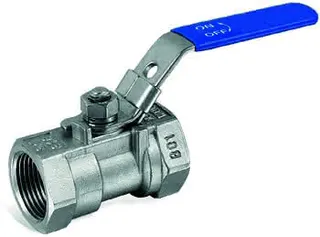 gebog316 Edelstahl Kugelhahn Typ 603 -1-tlg., reduziert, mit IG 3/8"