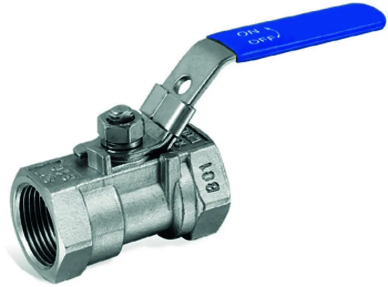 gebog316 Edelstahl Kugelhahn Typ 603 -1-tlg., reduziert, mit IG 1"