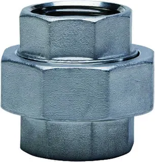 gebog316 Edelstahl-Gewindefitting 330 - Verschraubung flach dicht. 1"