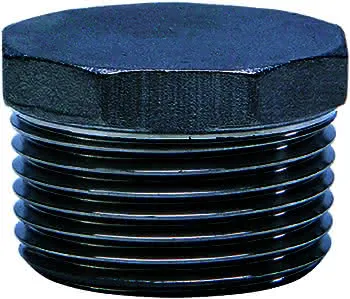 gebog316 Edelstahl-Gewindefitting 290 - Sechskant-Stopfen 1/4"