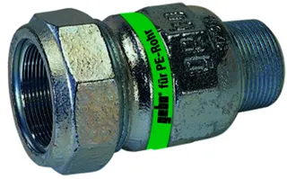 gebooriginal Temperguss-KLV Serie 153 Typ A 2" x 63 mm für PE-Rohr – Bild 2