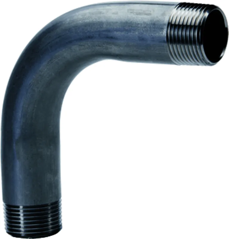 gebog316 Edelstahl-Gewindefitting 3 - Langer Bogen 90 - 3/8"