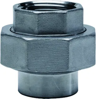 gebog316 Edelstahl-Gewindefitting 344 -Verschr. konisch 1 1/4",Schweißende