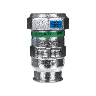 gebooriginal Temperguss-KLV Serie 156 Typ I 1 1/4" x 40 für PE-Rohr, Trinkw. – Bild 2