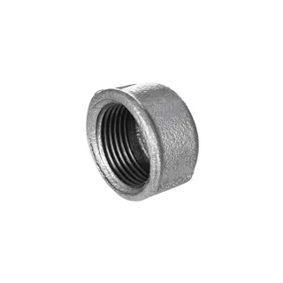 gebofittings Temperguss Gewindefittings 301 - Kappe 1 1/4", rund, verzinkt
