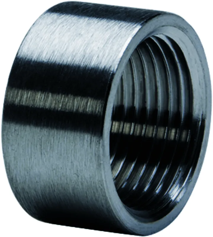 gebog316 Edelstahl-Gewindefitting 272 halbe Muffe 1/2"