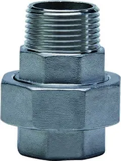 gebog316 Edelstahl-Gewindefitting 331 - Verschraubung flach dicht. 1"