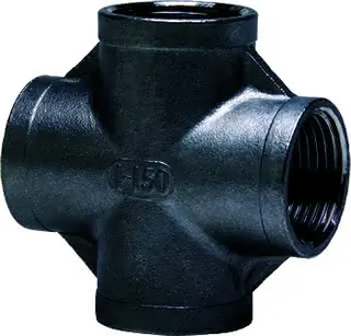 gebog316 Edelstahl-Gewindefitting 180 - Kreuzstück egal 2"