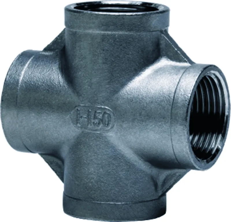 gebog316 Edelstahl-Gewindefitting 180 - Kreuzstück egal 1/2"