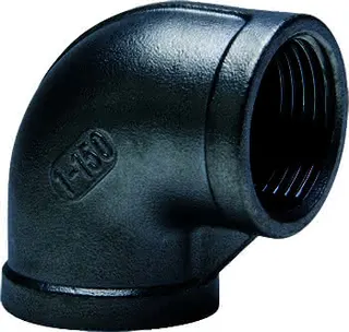 gebog316 Edelstahl-Gewindefitting 90 - Winkel 90 - 4"