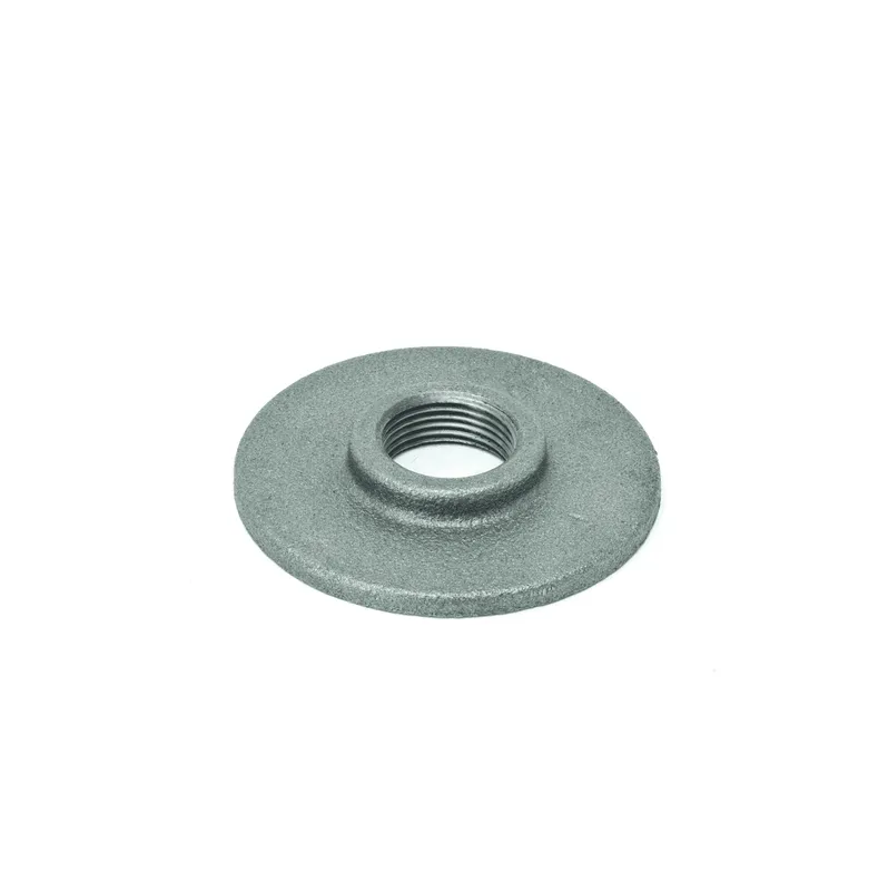 gebofittings Temperguss Gewindefittings 321 - Flansch 1", ohne Bohrung, schwarz
