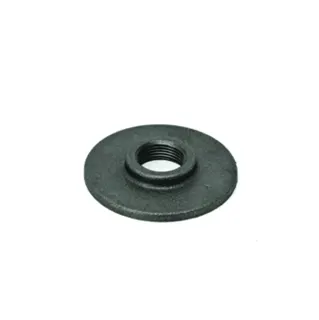 gebofittings Temperguss Gewindefittings 321 - Flansch 1", ohne Bohrung, schwarz – Bild 2
