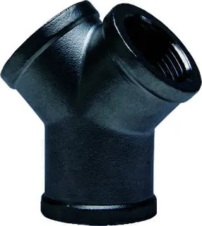 gebog316 Edelstahl-Gewindefitting 220 - Y-Verteiler 2"