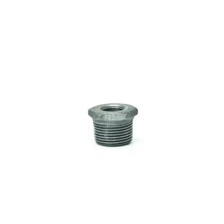 gebofittings Temperguss Gewindefittings 241 - Red.-Nippel 2 1/2" x 1/2", schwarz – Bild 2