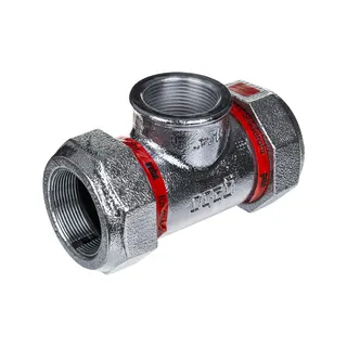 gebooriginal Temperguss-KLV Serie 150 Typ T 38,0 x 38,0 x 1 1/4" für Siederohr – Bild 2