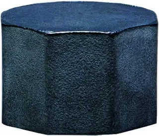 gebog316 Edelstahl-Gewindefitting 300 - Kappe 2 1/2", 6-Kant
