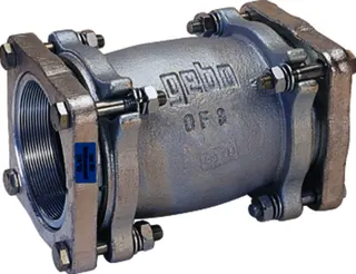 gebooriginal Temperguss-KLV Serie 222 Typ OF 2 1/2" für Stahlrohr, Trinkwasser