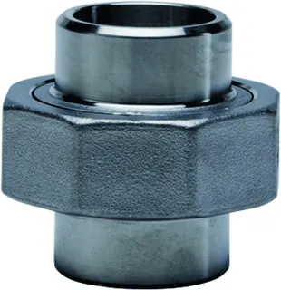 gebog316 Edelstahl-Gewindefitting 332 Verschr. flach 2 1/2", Schweißende