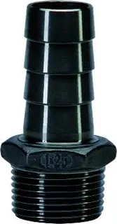 gebog316 Edelstahl-Gewindefitting 315 - 6-kant Schlauchtülle 1/8" x 7 mm