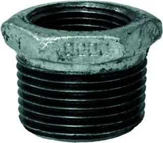 gebofittings Temperguss Gewindefittings 241 - Red.-Nippel 2 1/2" x 1", verz.