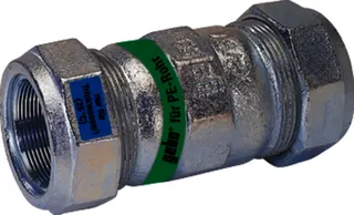 gebooriginal Temperguss-KLV Serie 156 Typ O 1 1/4" x 40 für PE-Rohr, Trinkw.