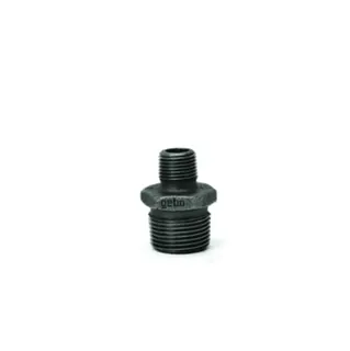 gebofittings Temperguss Gewindefittings 245 -Red.doppelnippel 3" x 1 1/2", sw.