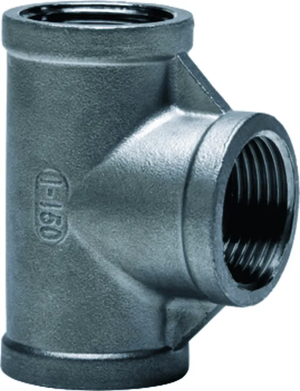 gebog316 Edelstahl-Gewindefitting 130 - T-Stück 2 1/2"
