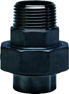 gebog316 Edelstahl-Gewindefitting 333 - Verschr. flach 2", Schweißende