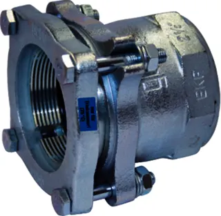 gebooriginal Temperguss-KLV Serie 222 Typ EKF 2 1/2" für Stahlrohr, Trinkw.