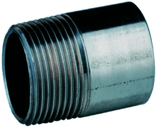 gebog316 Edelstahl Anschweißnippel mit einseitigem Gewinde, 2 1/2" x 60 mm