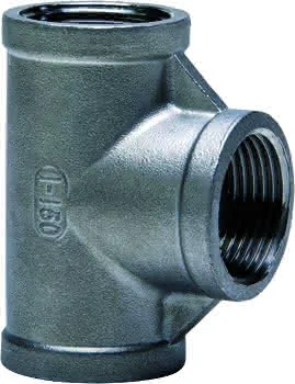 gebog316 Edelstahl-Gewindefitting 130 - T-Stück 1 1/2"