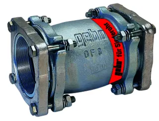 gebooriginal Temperguss-KLV Serie 220 Typ OF 70,0 x 70,0 mm für Siederohr – Bild 2