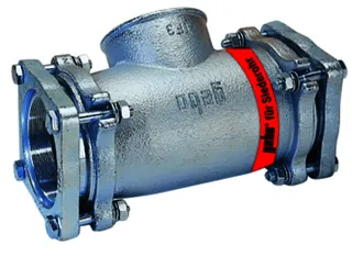 gebooriginal Temperguss-KLV Serie 220 Typ TF 108,0 x 108,0 x 4" für Siederohr
