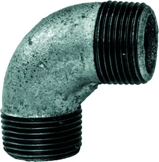gebofittings Temperguss Gewindefittings 94 - Winkel 90 - 3/4", verzinkt – Bild 2