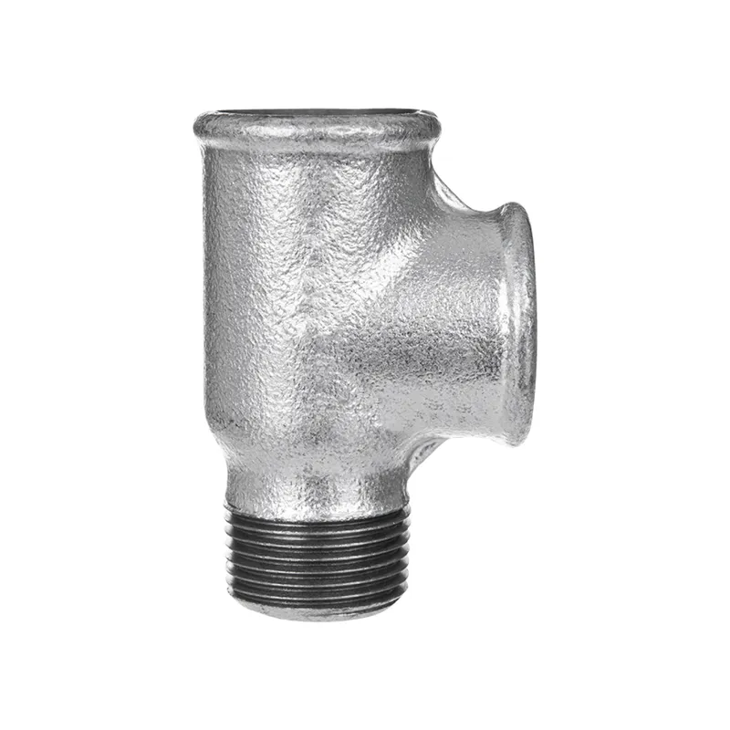 gebofittings Temperguss Gewindefittings 134 - T-Stück egal 3/4", verzinkt