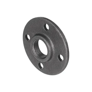 gebofittings Temperguss Gewindefittings 329 -Gew.Flansch 3/4", m. Bohrung, sw – Bild 2