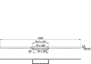 Duschrinne CeraWall Connect, Edelstahl matt, 800 - 1500 mm – Bild 4
