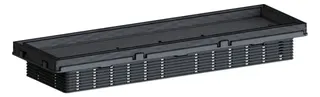Duschrinne CeraFrame Connect, schwarz matt, 300 x 90 mm