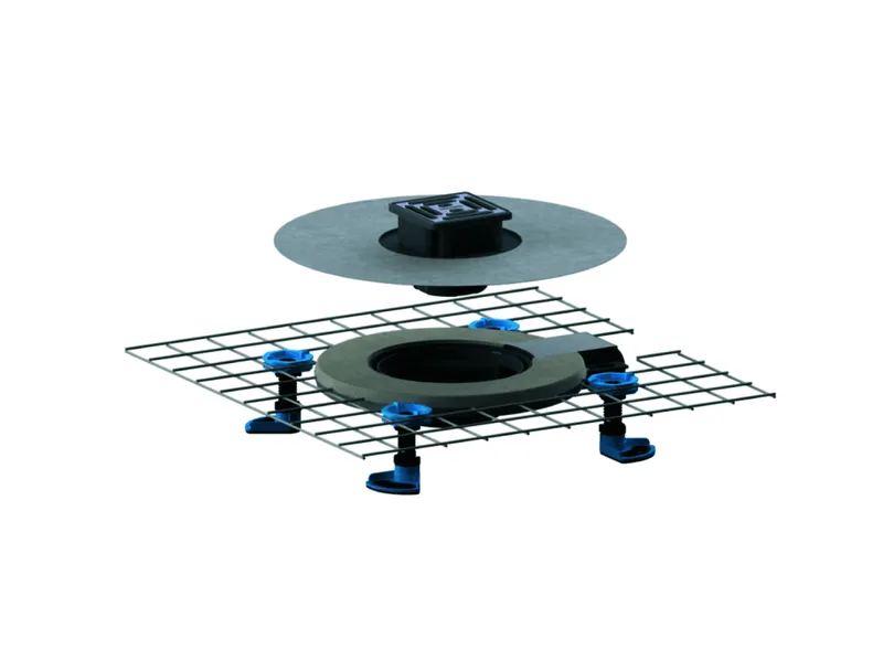 Bodenablauf CeraDrain Select Plan, DN 40, 100 x 100 mm