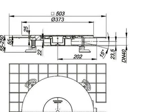 Ablaufgehäuse CeraDrain Plan, DN 40 – Bild 3