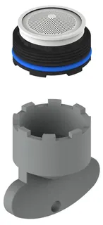 KE Strahlregler Ersatzt.ARM 50100 m. Zubehör, passend zu 53905/53908