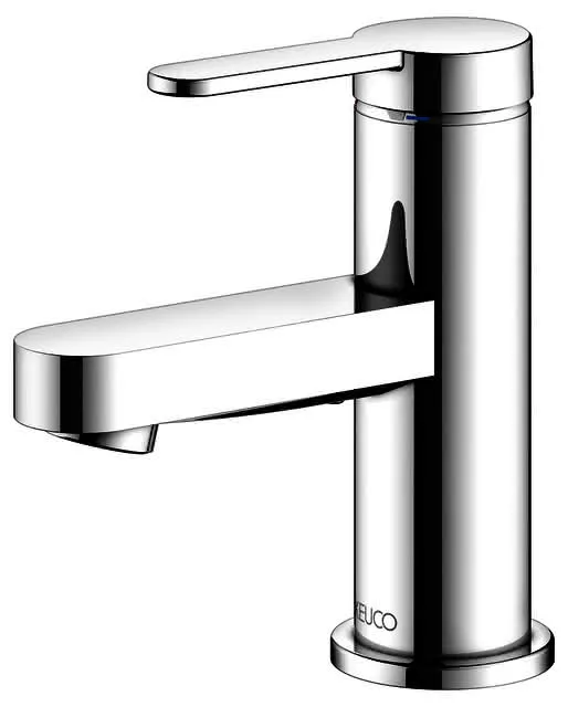 Keuco EHM-Waschtisch-Mischer 60 IXMO 59504 o.Zug.-Ablgrt. Flat, Rosette r/e verchr.