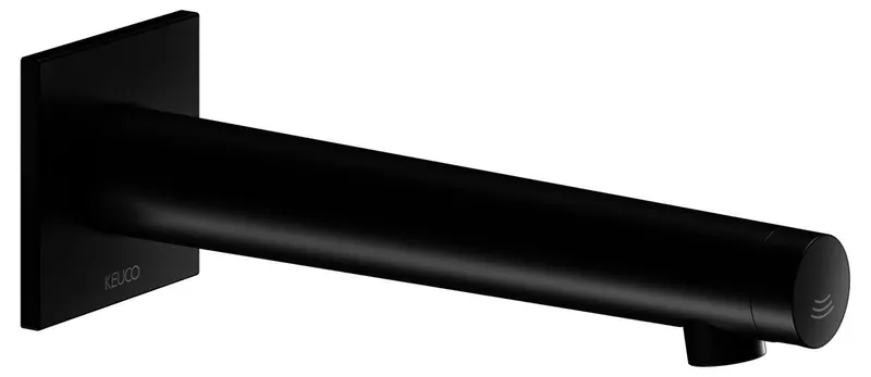 Keuco Elektronik-Waschtisch-Mischer IXMO 59517 Wandm. UP, eck. Ausl.225mm sw