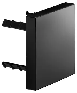 KE Abdeckblende Arm.-Zub. 59949 f.Rohrunterbrecher (eck.) 90x90mm sw