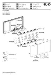 Keuco Royal Modular 2.0 SPS, bel. 80031, Einb,1Steckd/USB,sb-elox,1200x700x120mm – Bild 4