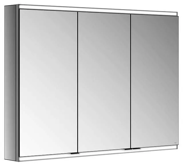 Keuco Royal Modular 2.0 SPS, bel. 80031, Vorb,1Steckd/USB,sb-elox,1000x700x120mm