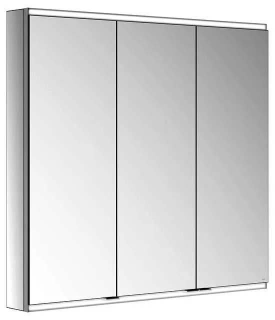 Keuco Royal Modular 2.0 SPS, bel. 80031, Vorb,2Steckd,sb-elox,1000x900x120mm