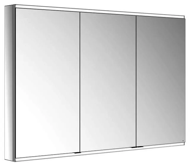Keuco Royal Modular 2.0 SPS, bel. 80031, Vorb,2Steckd,sb-elox,1400x900x120mm