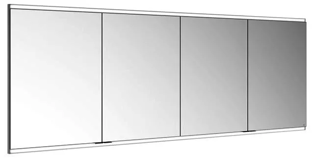 Keuco Royal Modular 2.0 SPS, bel. 80041, Einb,4Steckd,sb-elox,2100x700x160mm