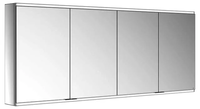 Keuco Royal Modular 2.0 SPS, bel. 80041, Vorb,4Steckd,sb-elox,1800x700x160mm
